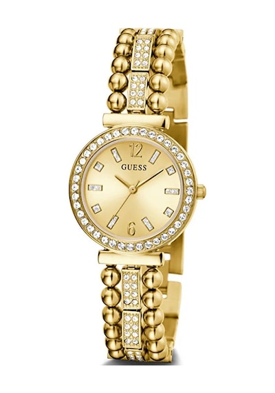 GUESS GUGW0401L2 ALTIN KAPLAMA TAŞLI BAYAN KOL SAATİ