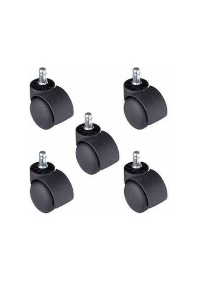 Pimli Geçmeli Ofis Koltuk Sandalye Tekeri 50 Mm-5 Adet