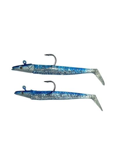 Fujin Zand Eel 11cm 7gr-14gr 2 Li Silikon Balık Blue Silver
