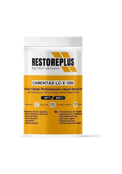 Restoreplus Camentax Lc-X 1000 Otomatik Yağlama Linear Kızak Gesi 1 KG