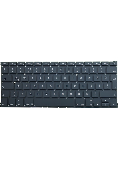 Apple Uyumlu MacBook Air 13" A1466 EMC 3178 Klavye (Büyük Enter - TR)