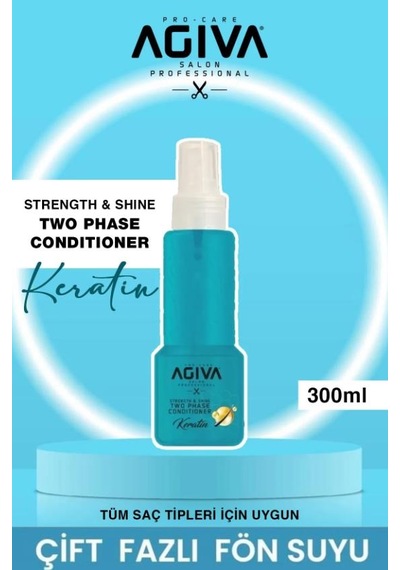 Agiva İki Fazlı Fön Suyu 300 Ml Keratin