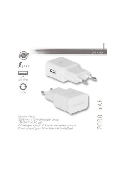Cep Telefonu Şarz Şarj Başlığı 2 Amper