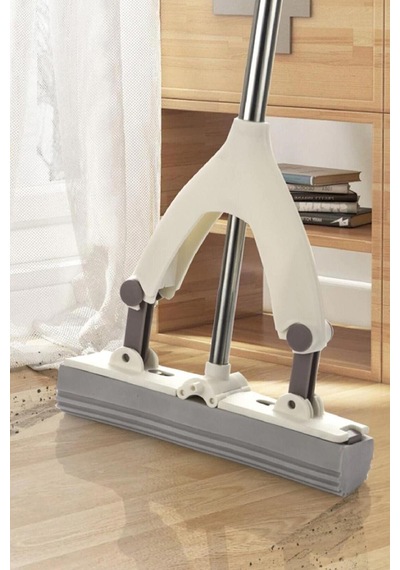 Babyblog Kelebek Sıkma Mekanizmalı Mikrofiber Mop Sünger Sıkmalı Mop