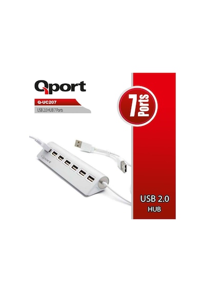 Qport Q-uc207 7 Port Usb 2.0 Çoklayıcı