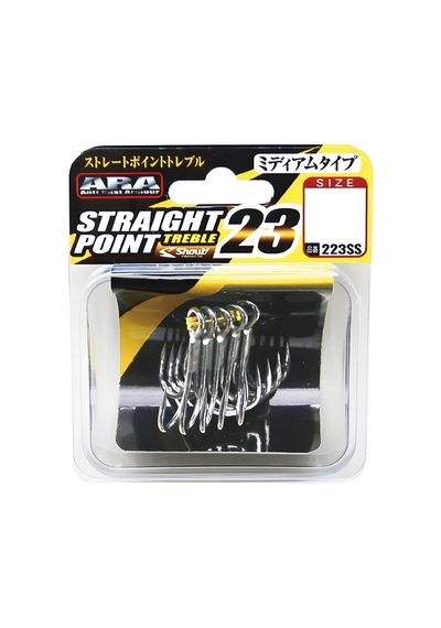 Shout Straight Point 23 Silver Üçlü İğne İğne No : 4