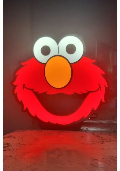 Elmo Tasarımlı Gece Lambası Çok Renkli