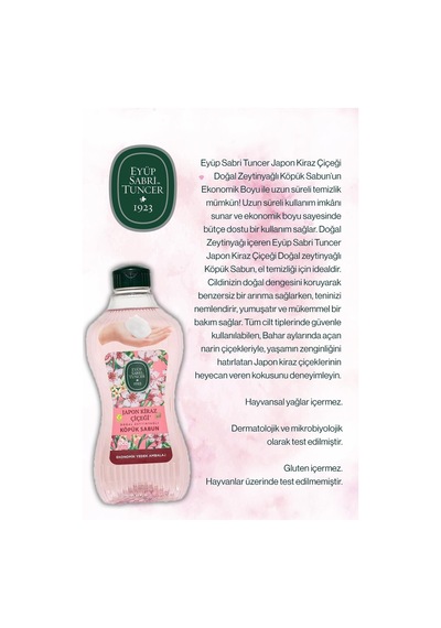 Japon Kiraz Çiçeği 8 Adet Köpük Sabun 1.5 L Ve Rosıe