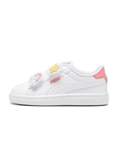 Puma Smash 3.0 Badges V Inf Tenis Ayakkabısıkız Bebek Altın