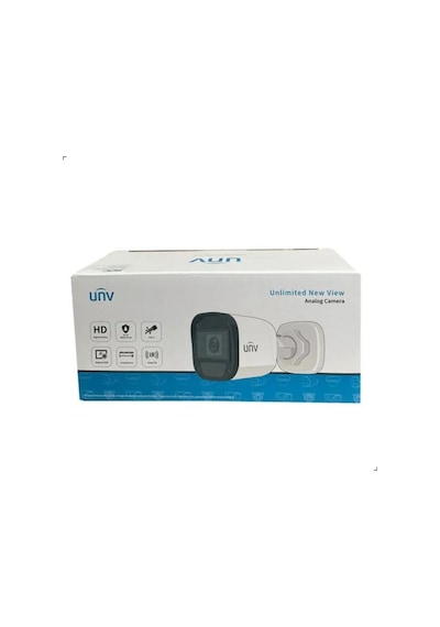 Uniview 2mp 2.8mm Lens Ahd Dahili Sesli 1080p Ir Bullet Kamera