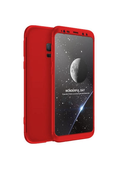 Samsung Uyumlu Galaxy S9 Kılıf 3 Parçalı 360 Tam Korumalı Gkk Kapak