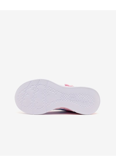 Skechers Flutter Heart Lıghts - Blurred Love Büyük Kız Çocuk Gri Işıklı Spor Ayakkabı 303255l Sllp
