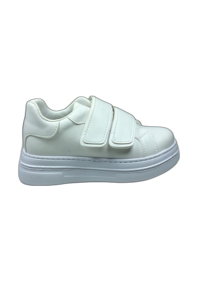 Ortopedikal 1087 Kız Çocuk Beyaz Cırtlı Sneaker Spor Ayakkabı Beyaz