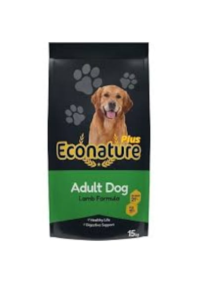 Econature Plus Kuzu Etli Yetişkin Köpek Maması 15 KG