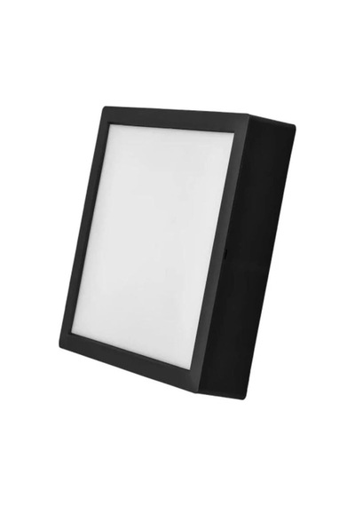Cata 18 W Led Panel - Beyaz Işık 6500k - Siyah Kasa - Kare - Sıva Üstü - Ct-5236b Çok Renkli