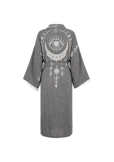 Brandsmiths Anthracite Crescent Eye Kimono Sarı