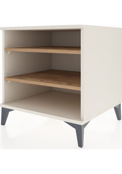 Kronos Komodin 2 Raflı 60x59x64 Aytaşı-çam Aytaşı