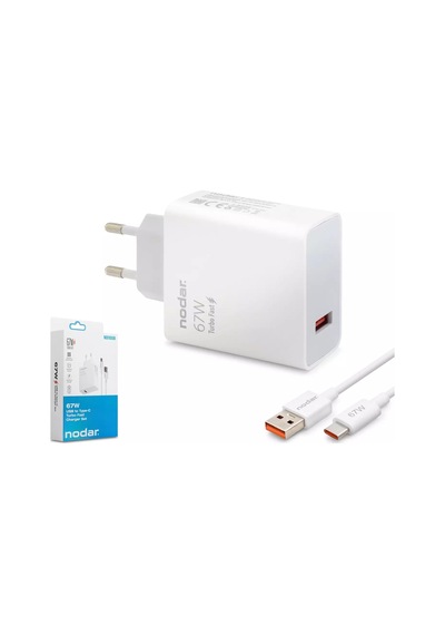 Nodar Nd1008 Xiaomi Uyumlu 67w Ultra Turbo Fast Type-c Şarj Seti