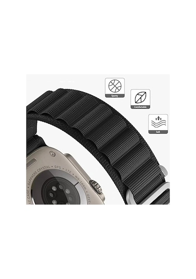 Apple Watch Uyumlu 38mm Mountain Kordon Saat Değildir