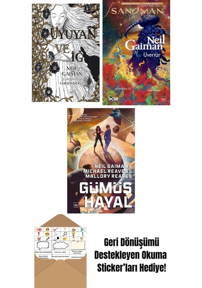 Uyuyan Ve İğ + Sandman: Uvertür + Gümüş Hayal Ara Dünya 2 Ciltli