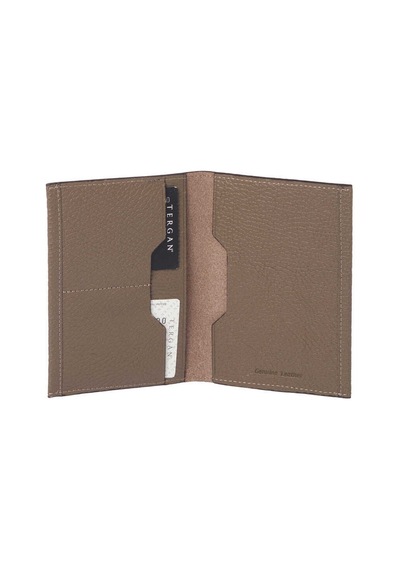 Tergan Bej Deri Unisex Pasaportluk - S1ps00001657-b73 Bej
