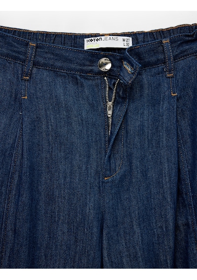 Koton Pamuklu Yüksek Bel Geniş Paça Denim Pantolon - Bianca Wide Leg Jeans Koyu İndigo 6wal40108md Dark Indigo Koton Pamuklu Yüksek Bel Geniş Paça Denim Pantolon - Bianca Wide Leg Jeans Koyu İndigo 6wal40108md Dark Indigo