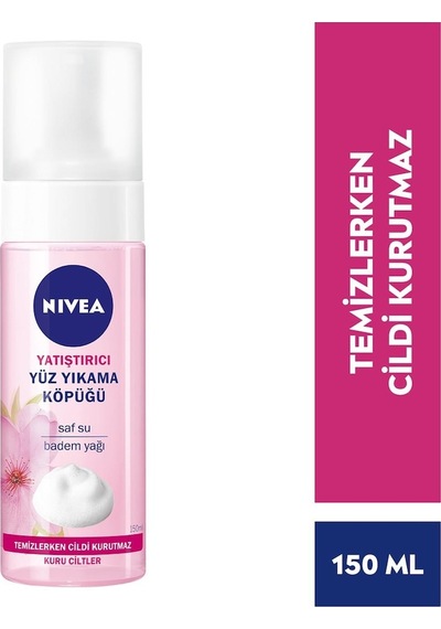 Nivea Kuru Ciltler için Yatıştırıcı Yüz Yıkama Köpüğü 150 ML