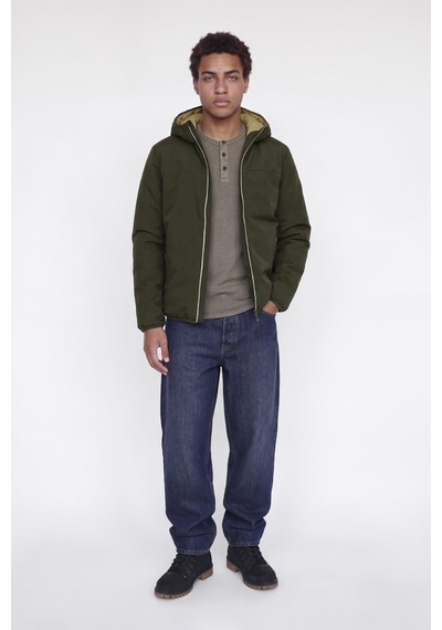 Jack & Jones Jjebrooklyn Erkek Çift Taraflı Ceket Günlük Rahat Haki