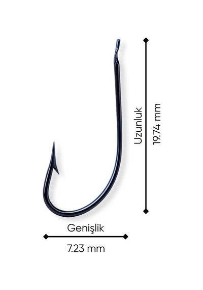 Olta İğnesi - Mustad - 2300 - Lacivert - No: 16 50'li Paket