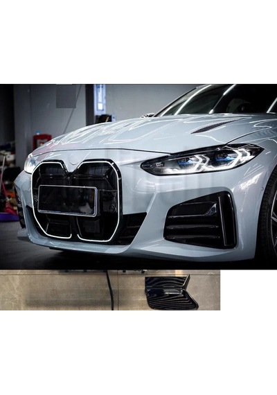 Autogp Bmw G22 G23 M4 Cs Ledli Ön Böbrek Panjur Pianoblack 2020+