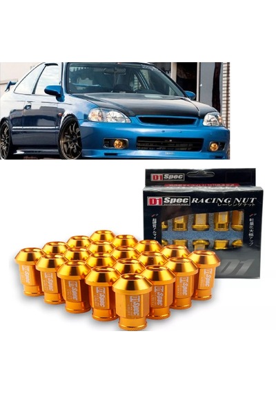 Honda Civic 1996-2001 Bijon Takımı Sarı 20 Adet D1 Spec