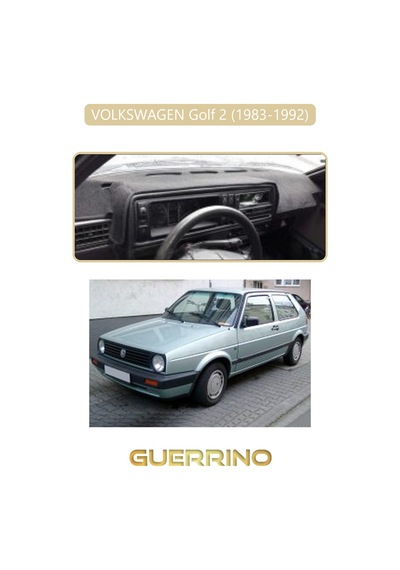 Volkswagen Golf 2 1983-1992 Torpido Koruma Halısı Bej Kenar