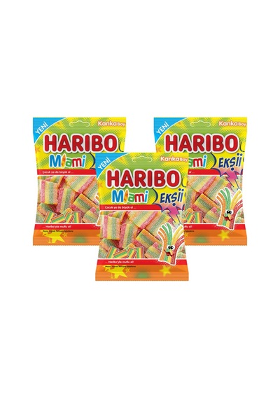 Haribo Ekşii Miami 70gr X3