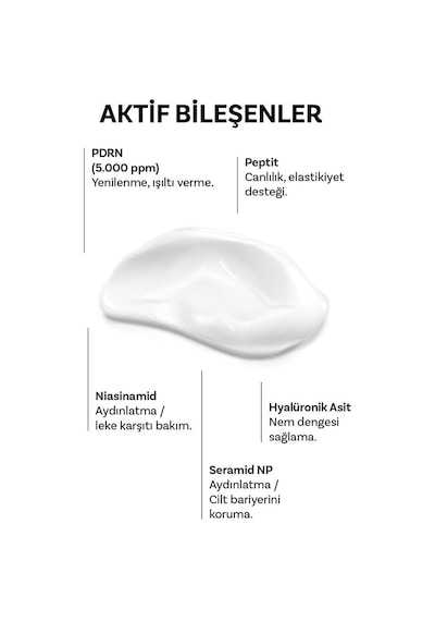 Dermal Kuru Ve Hassas Ciltler İçin Bariyer Güçlendirici Aydınlatıcı Pdrn Krem 50 Gr