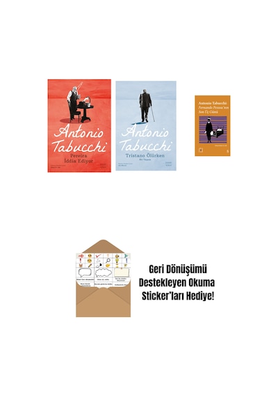 Pereira İddia Ediyor + Tristano Ölürken + Everest Açıkhava 34 - Fernando Pessoa Nın Son Üç Günü + Okuma Sticker'ları