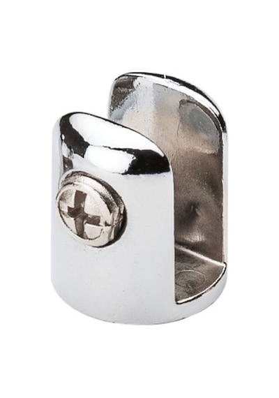 Badem10 Cam Raf Tutucu Metal Yuvarlak Cam Etejer Menteşesi Krom Metal Vidalı 10 Mm 4 Adet Aahşap