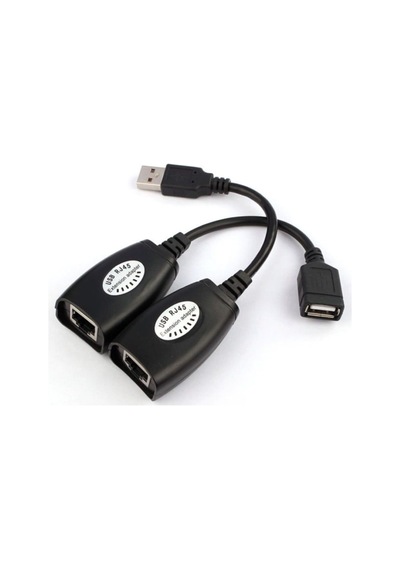 5058 Rj45 Usb Ek Uzatıcı Cat5e 6 Kablosu Ekleme Extension