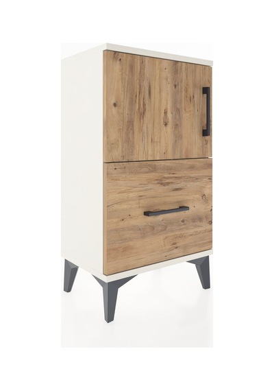 Arges Komodin Tek Raflı Tek Çekmeceli Tek Kapaklı 44x30x80 Ay... Aytaşı
