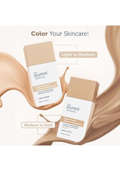 Sebum Dengeleyici & Matlaştırıcı Serum Fondöten Spf 50, 30 Mililitre Açık/orta Ton