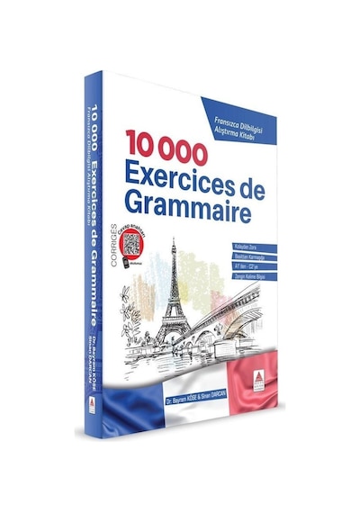 10000 Exercices de Grammaire - Fransızca Dilbilgisi Alıştırma Kitabı - Bayram Köse - Delta Kültür Yayınevi