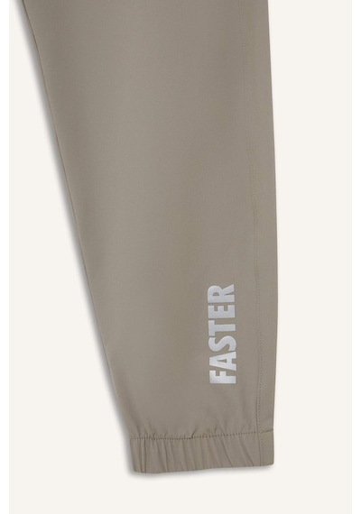 Defacto Defactofit Slim Fit Dar Kesim Fermuar Cepli Dokuma Sporcu Jogger F1288ax25augr317 Gri