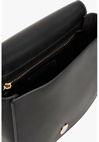 Tommy Hilfiger Th Logotape Saddle Bag Siyah