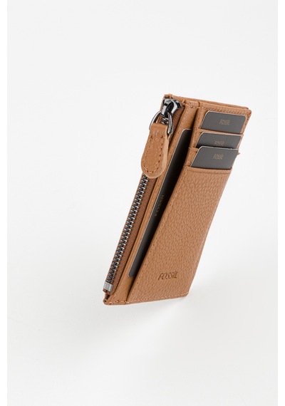 Fossil %100 Hakiki Deri El Portföyü Kartlık Camel Camel