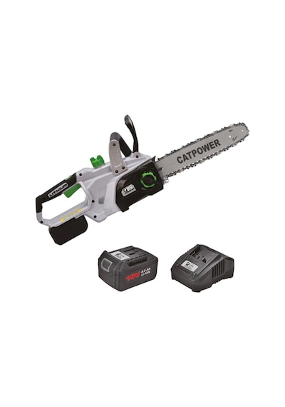 Catpower 2096 4.0 Ah Akülü Ağaç Kesme Makinesi + 4.0 Ah Şarj Cihazı – Cat2096