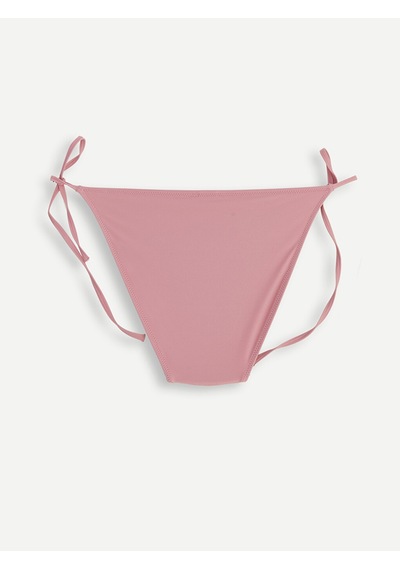 Lcw Dream Pembe Yanı Bağlamalı Taş İşlemeli Kadın Bikini Altı