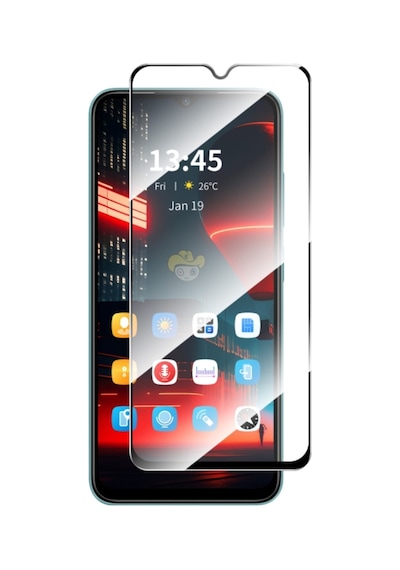 Nettech İnfinix Hot 30i Uyumlu 5d Glas Full Cam Koruyucu - Siyah