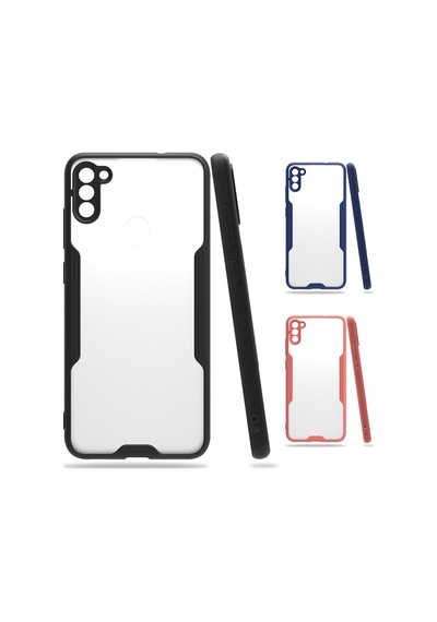 Samsung Galaxy Uyumlu A11 (A115) Kılıf Platin Matte Silikon Arka Kapak