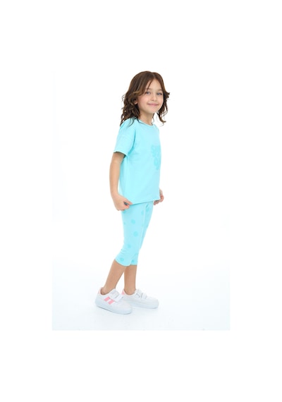 Toontoy Kids Toontoy Kız Çocuk Shıne On Baskılı Kaprili Takım Su Yeşili