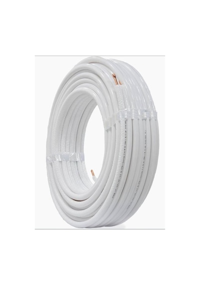 Metin Isıtma Soğutma Klima Bakır Boru 9 Mm Çiftli 1/4" X 0 8 + 1/2" X 0 8 Mm Maxı 10 Metre