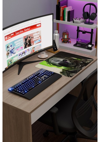 Call Of Duty Kaymaz Dikişli Kauçuk Oyuncu Mousepad V2 - 48x40 Xl Gaming Mouse Pad Fare Altlığı
